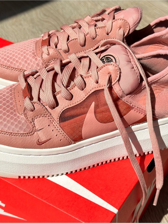 Nike Shoes - Nike Women’s Dusty Rose/Pink Platform Sneakers